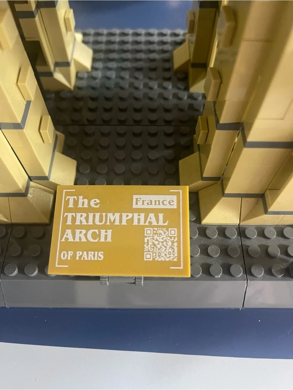 WANGE Triumphal Arch (Arc de Triomphe, Paris) set, product #5223, 1,399 pieces,